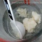 homemade deodorant recipe beeswax shea butter melting double boiler