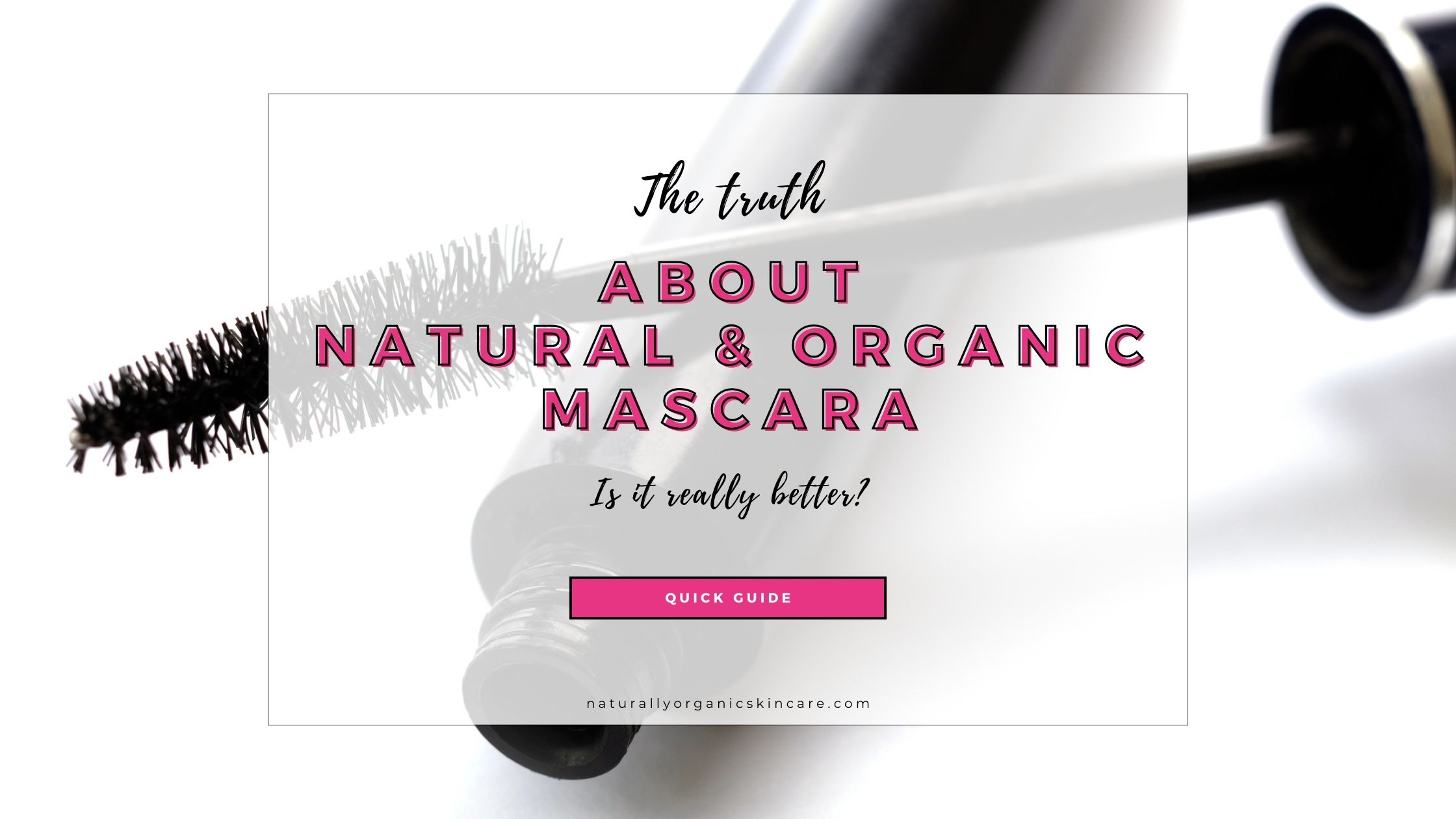 organic mascara